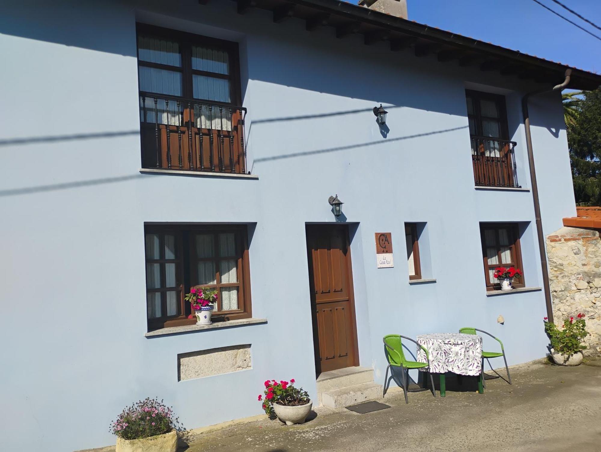 Casa Rural Casa Azul Villahormes Esterno foto