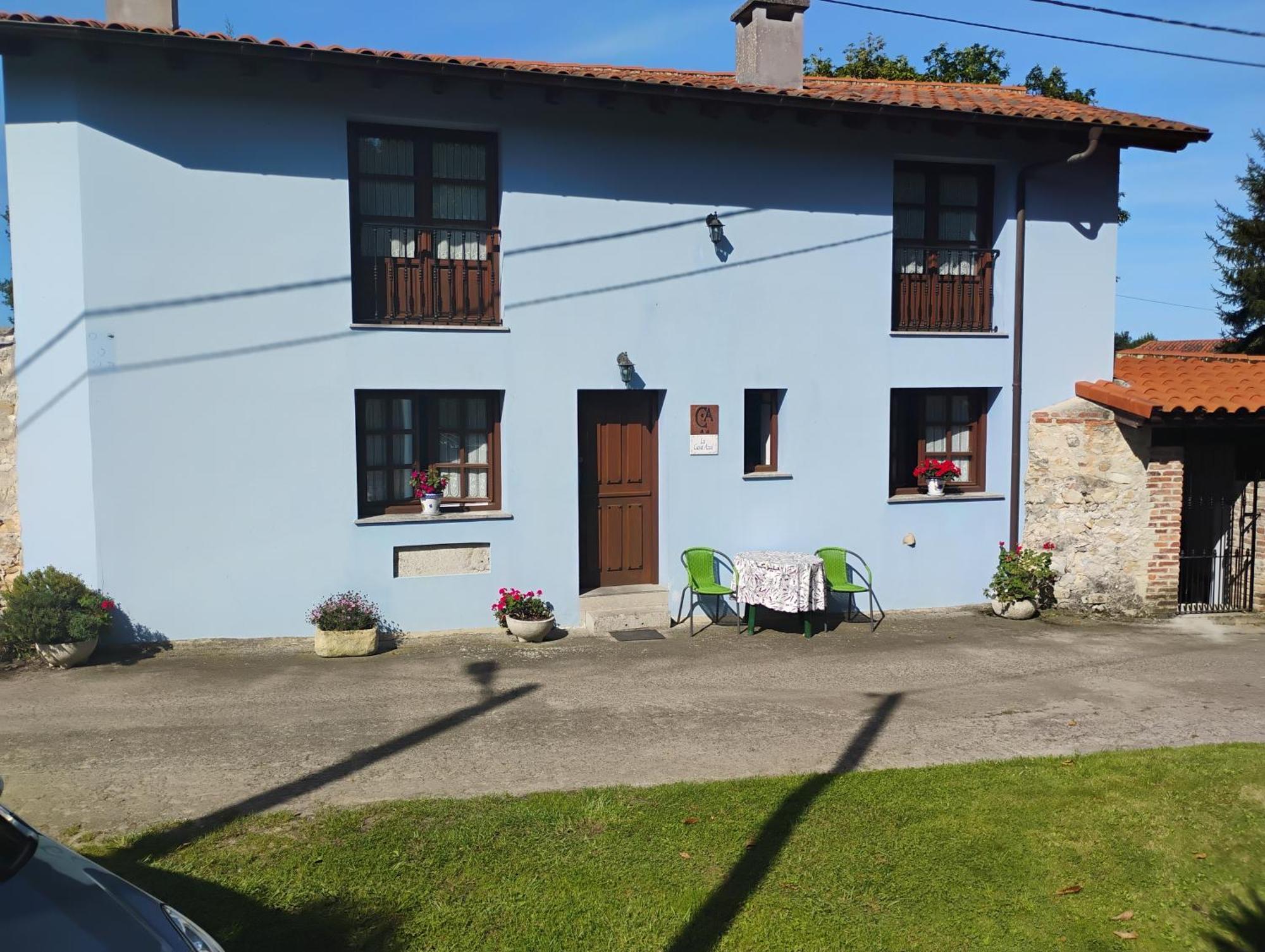 Casa Rural Casa Azul Villahormes Esterno foto